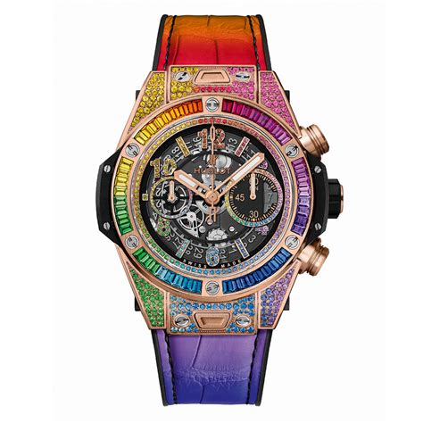 hublot big bang unico sapphire rainbow|hublot big bang 45mm.